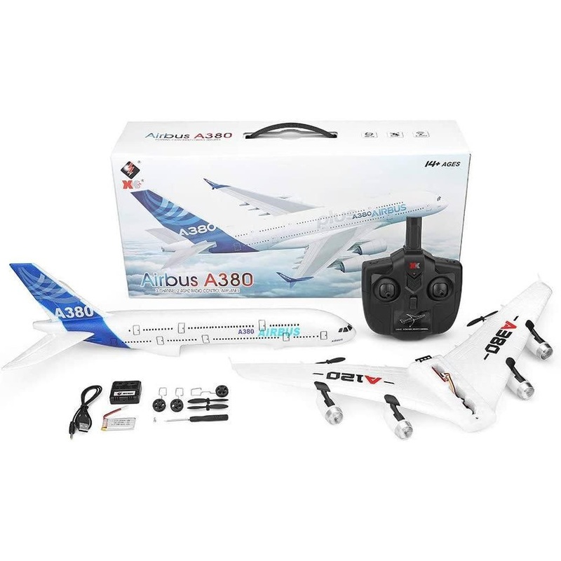 Aircar A380 Three-Channels Simulation RC Aeroplane Glider