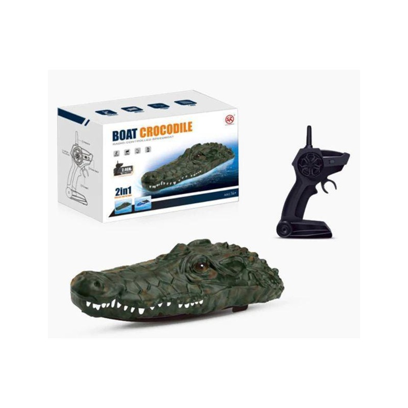 Alligator Head 2-in-1 Remote Controlled RC Speed Boat