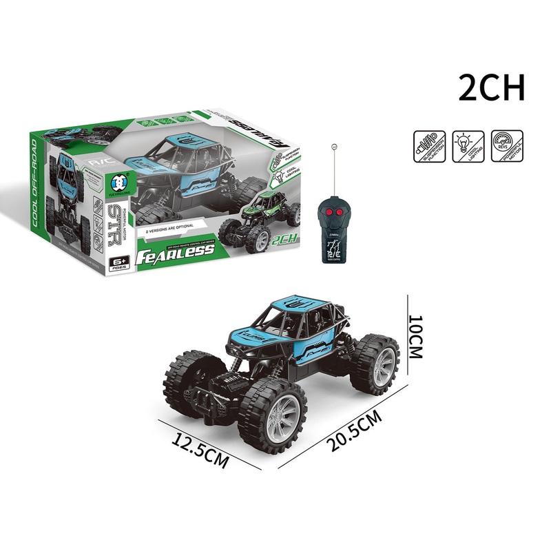 Fearless 2-Channel RC Climbing Car – Conquer any terrain!