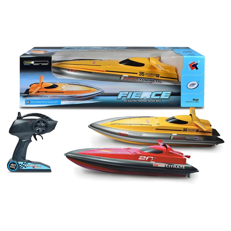 FIERCE Super Large Size Remote Controlled Racing Speedboat 80cm