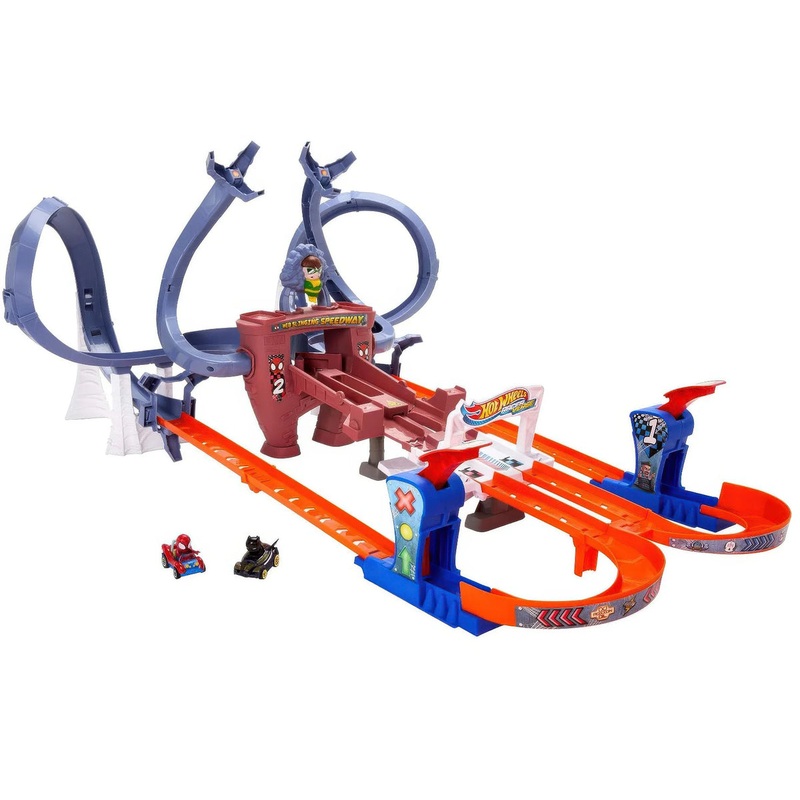 Hot Wheels RacerVerse Spider-Man’s Web-Slinging Speedway