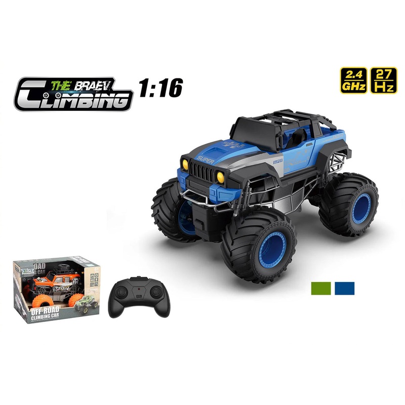 RC Monster Truck – Off Road Climbing Car 1:16 Scale – Assorted