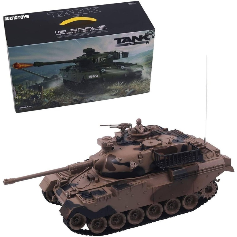 Remote Control Military Tank 1:18 Scale Replica for Shooting BB Bullet