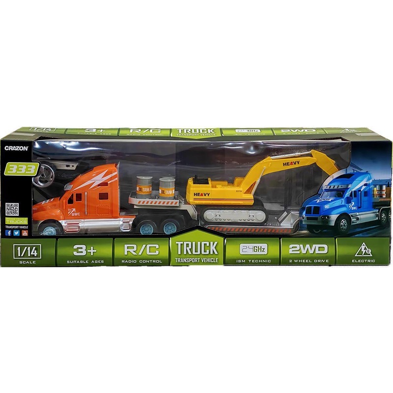 Remote Controlled RC Tractor Container Truck