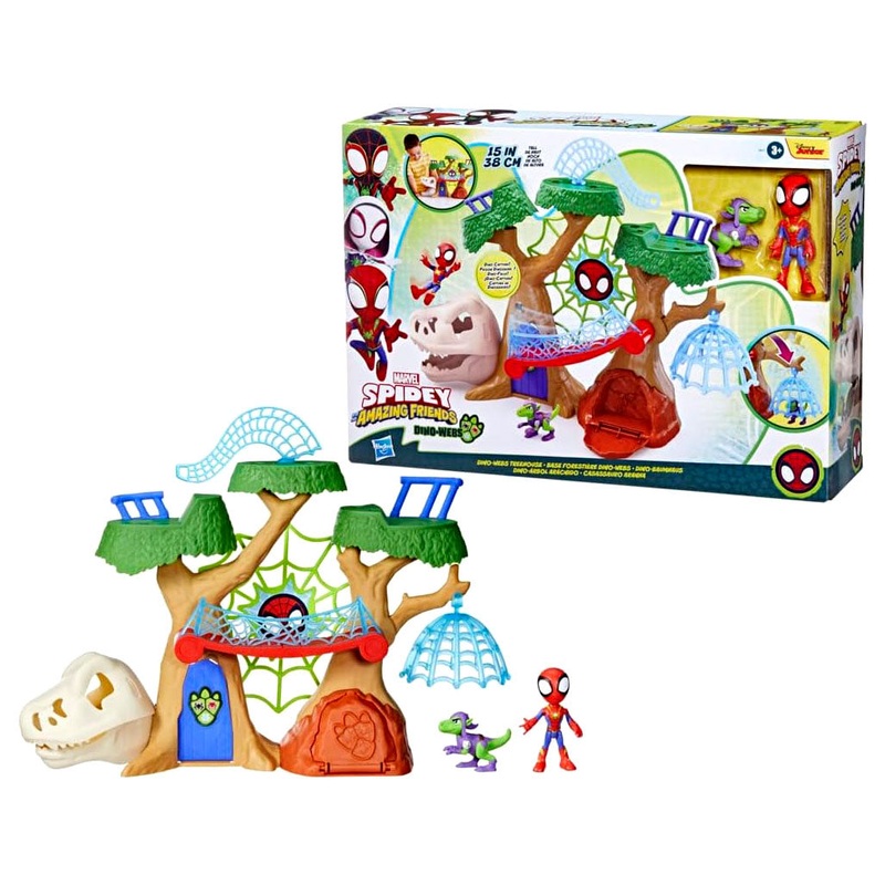 Spidey and Friends Dino Webs Treehouse Playset
