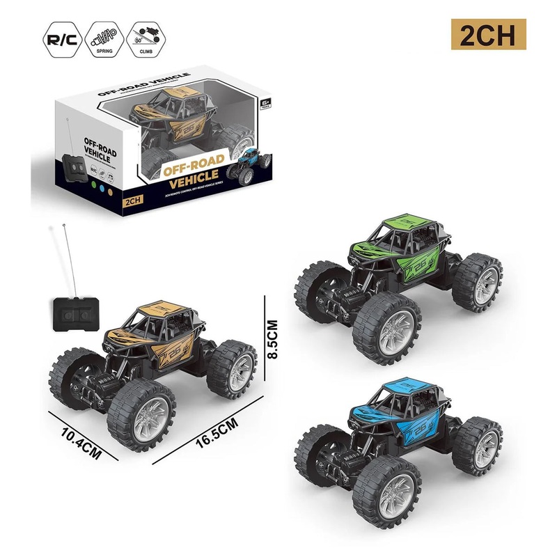 Thrilling Adventures Await with the Mini 2-Channel RC Remote Controlled Climbing Car