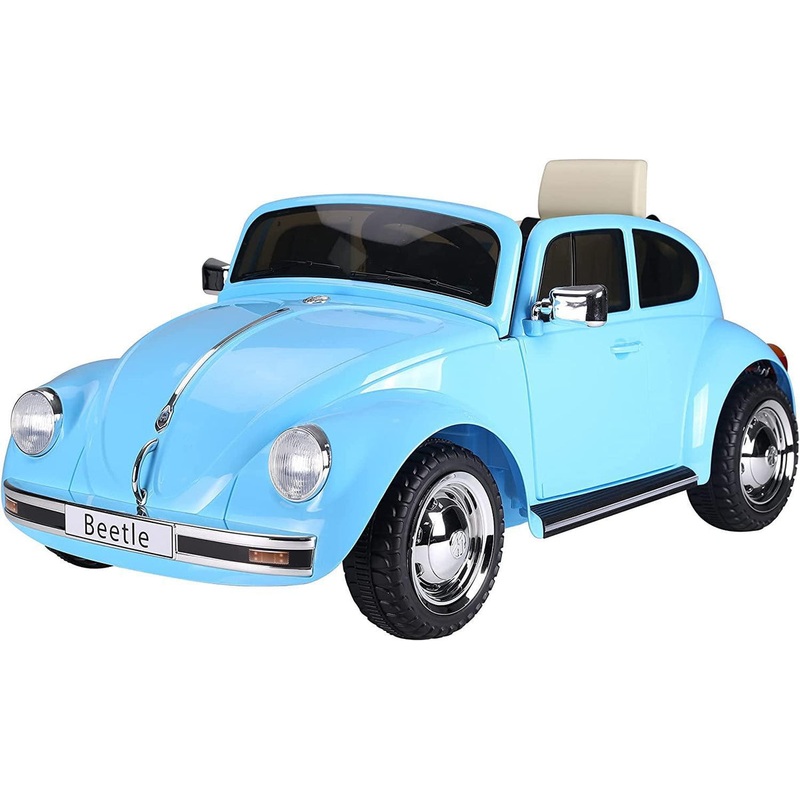 VW Beetle 12V Battery Ride-on Car with Remote Control – Blue