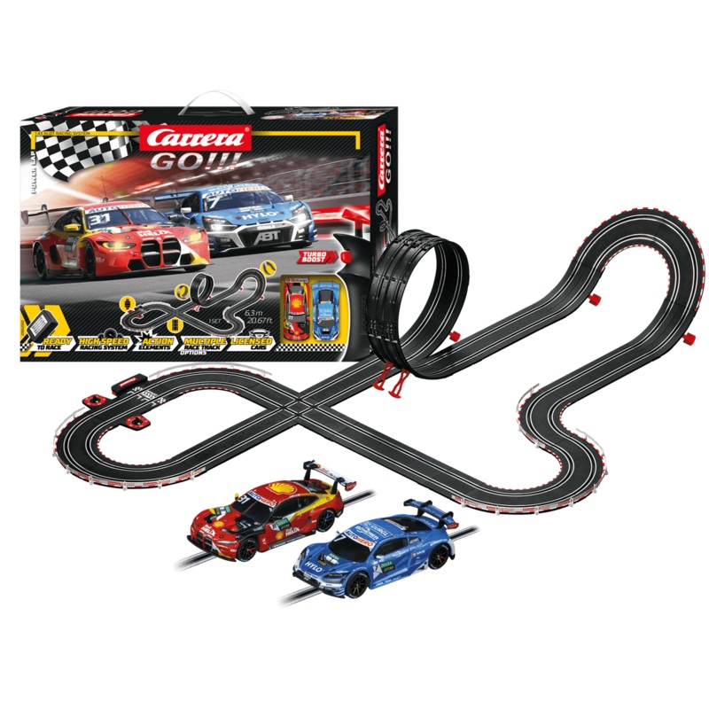 Carrera Go!!! DTM Power Lap Slot Car Racing Toy Set