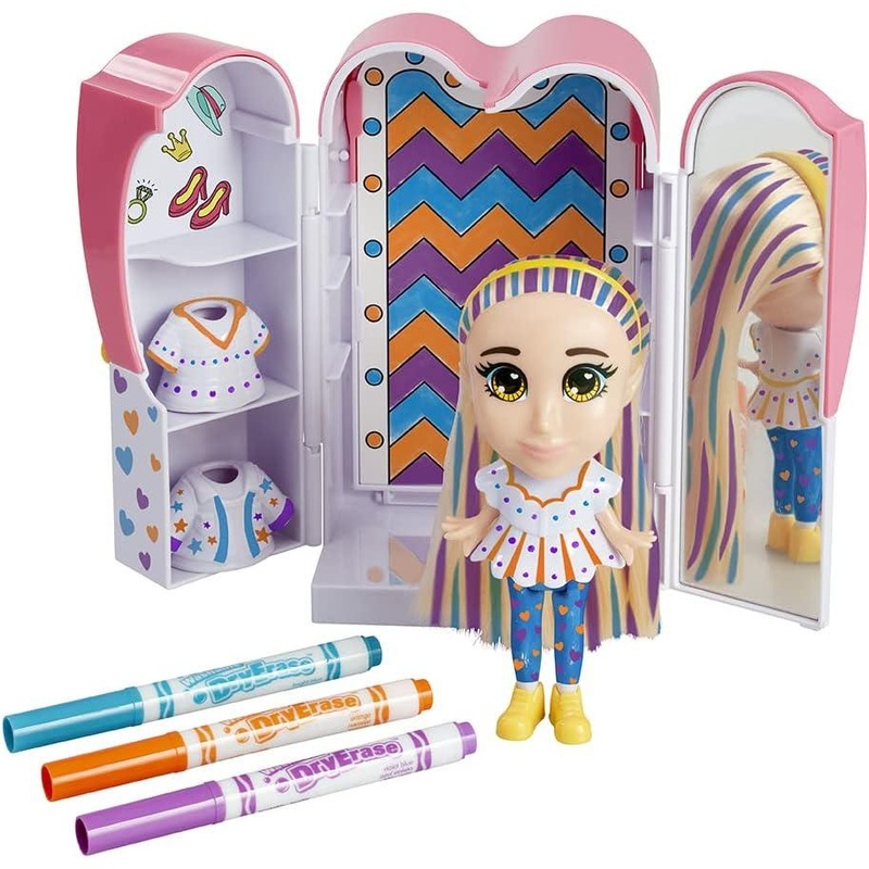 CRAYOLA Colour ‘n’ Style Friends: Goldie – Catwalk Playset