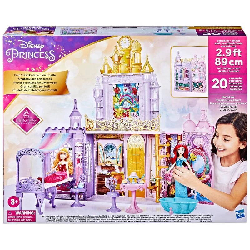 Disney Princess Fold n Go Celebration Castle Playset