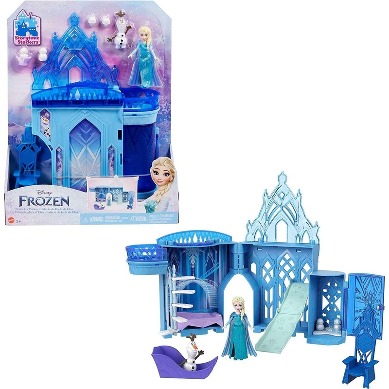 Disney Princess Small Dolls Elzas Snowy Surprise Castle Playset