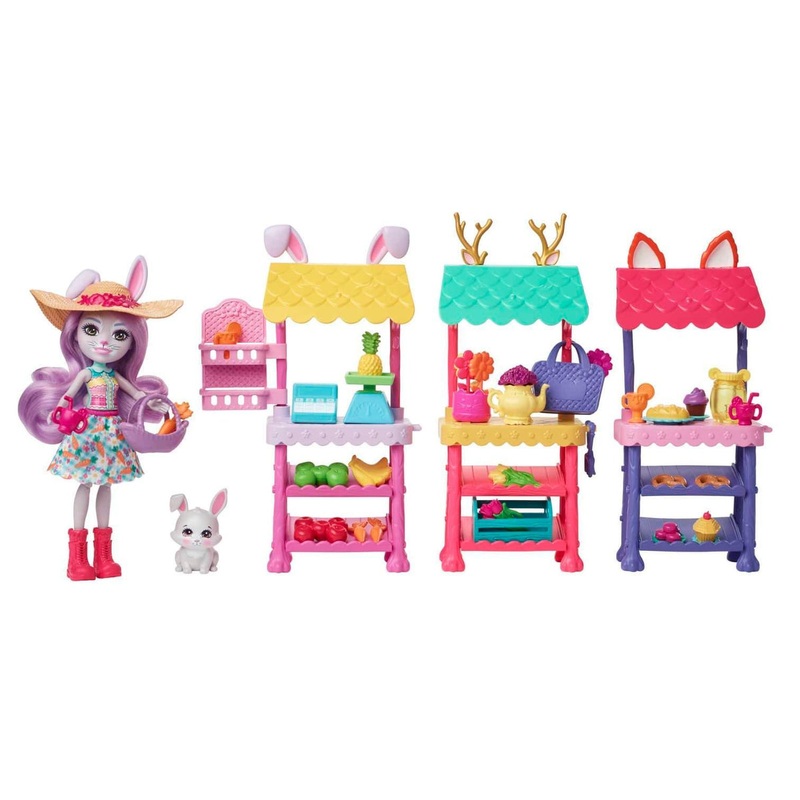 Enchantimals City Tails Bunny Farms Market Playset