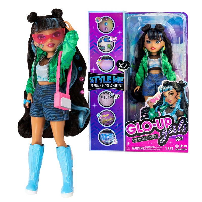 Glo-Up Girls Alex Latina Hispanic Girl Fashion Doll – Stylish and Trendy Collectible Toy