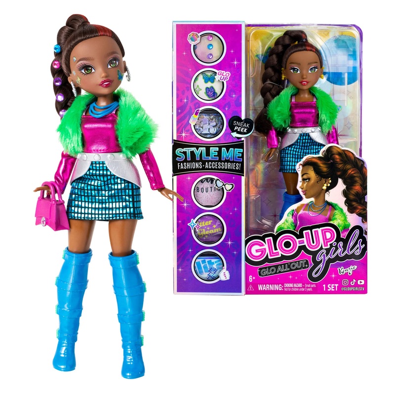 Glo-Up Girls – Kenzie African American Girl Fashion Doll