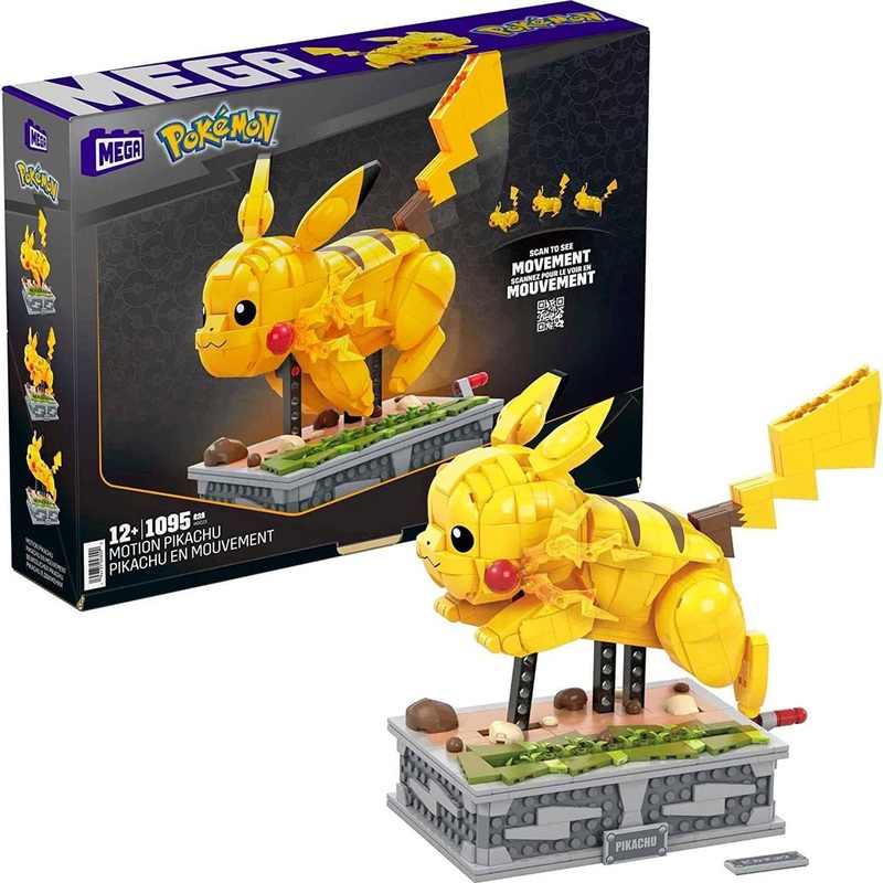 MEGA Pokmon Motion Pikachu Building Set