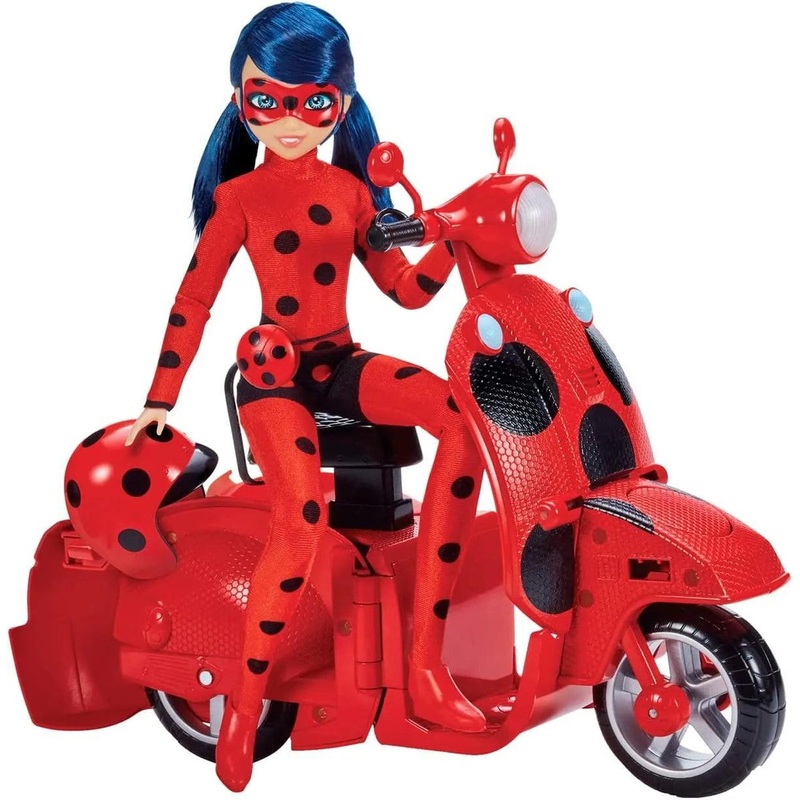 Miraculous Ladybug Switch And Go Scooter With Doll