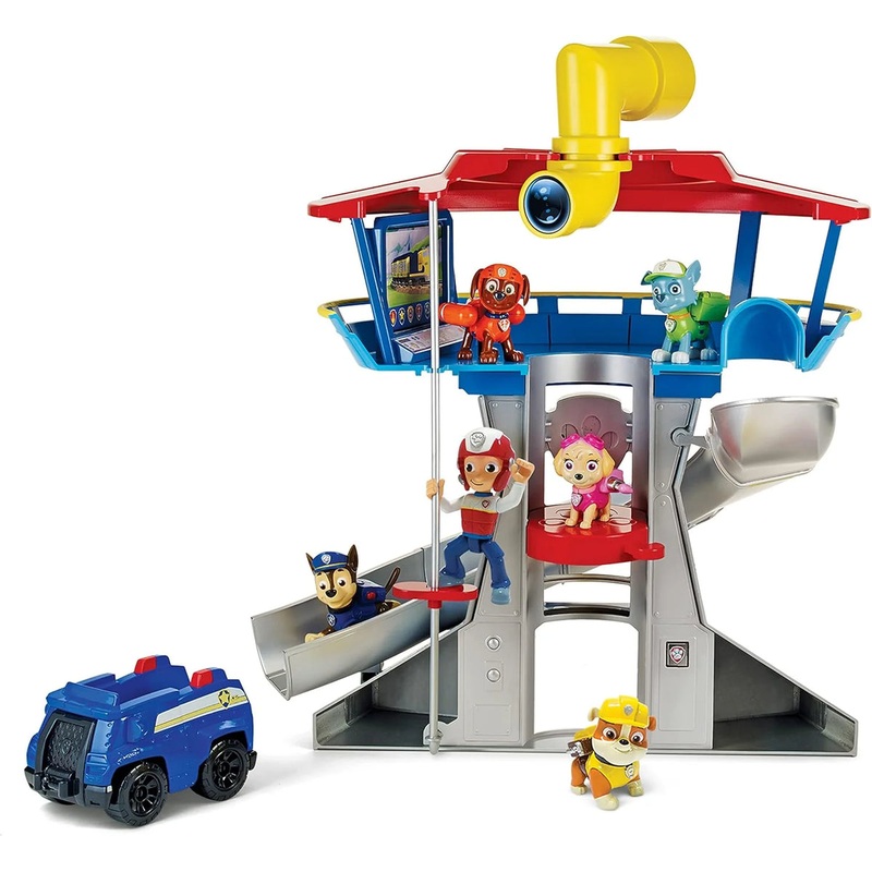 PAW Patrol Headquarters with Chase and His Vehicle