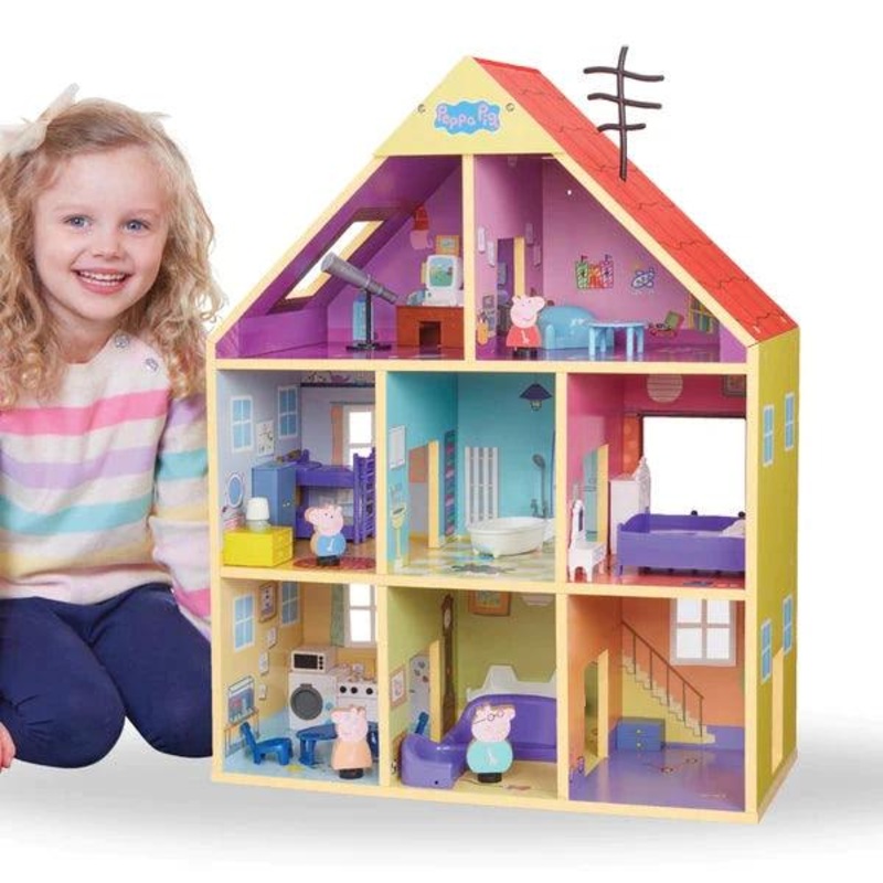 Peppa Pig’s Wooden Playhouse 65cm
