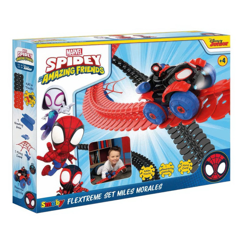 Smoby Spidey FleXtreme Racetrack Discovery Set