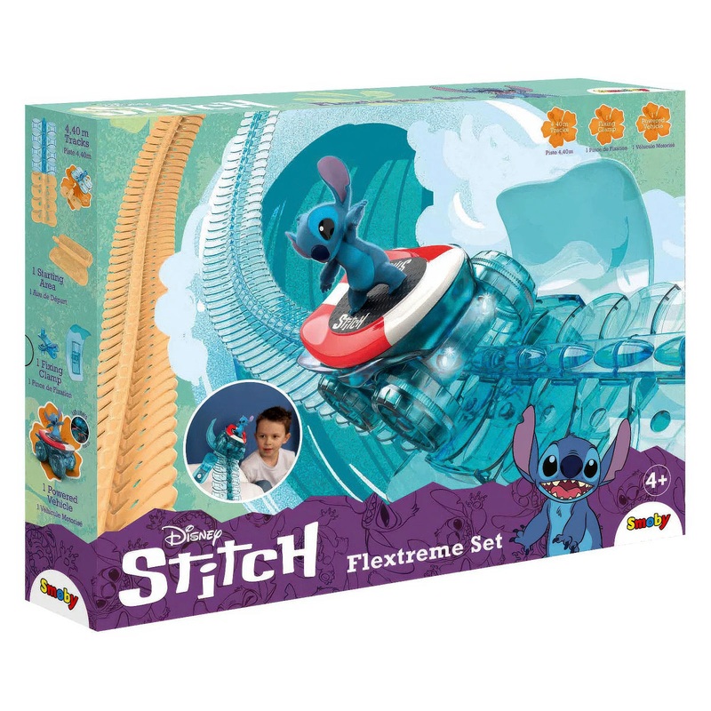 Smoby Stitch FleXtreme Race Track Car Discovery Set