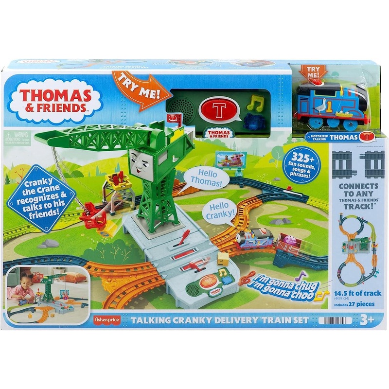 Thomas & Friends Talking Cranky Delivery Train Set