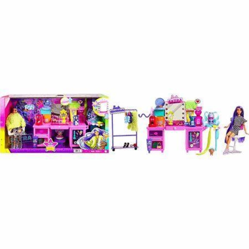Barbie Extra Doll And Vanity Playset