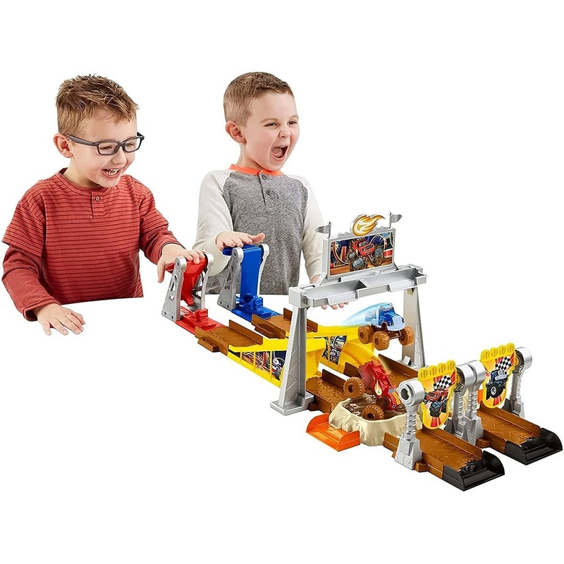 Blaze and the Monster Machines Mud-Pit Race Track Vehicle Playset