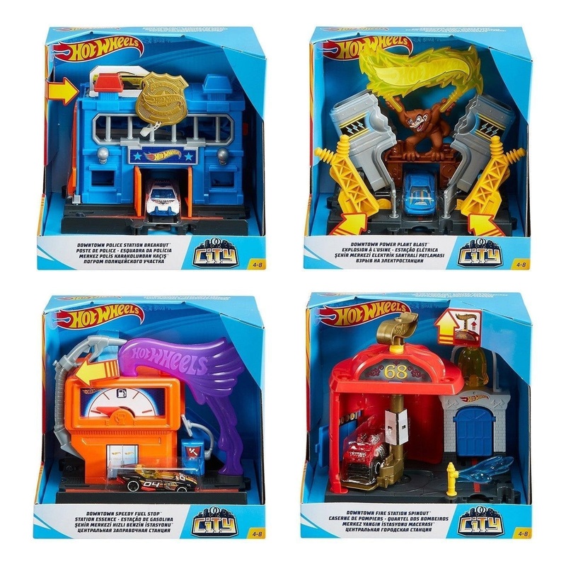 Hot Wheels-City Themed Play Sets – Assorted