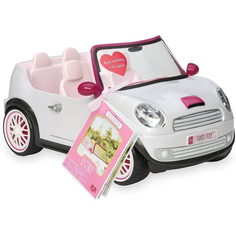 LORI Dolls Go Everywhere! Convertible Car for 6-inch Mini Dolls