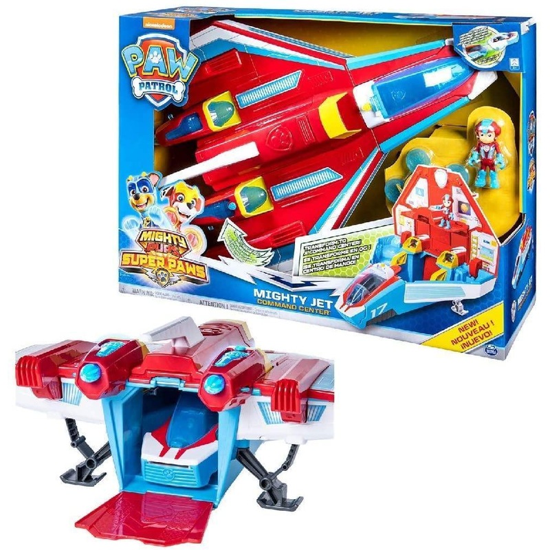 PAW Patrol Super PAWs Mighty Jet Command Center