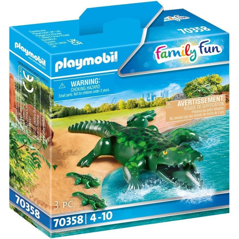 PLAYMOBIL 70358 Family Fun Alligator with Babies