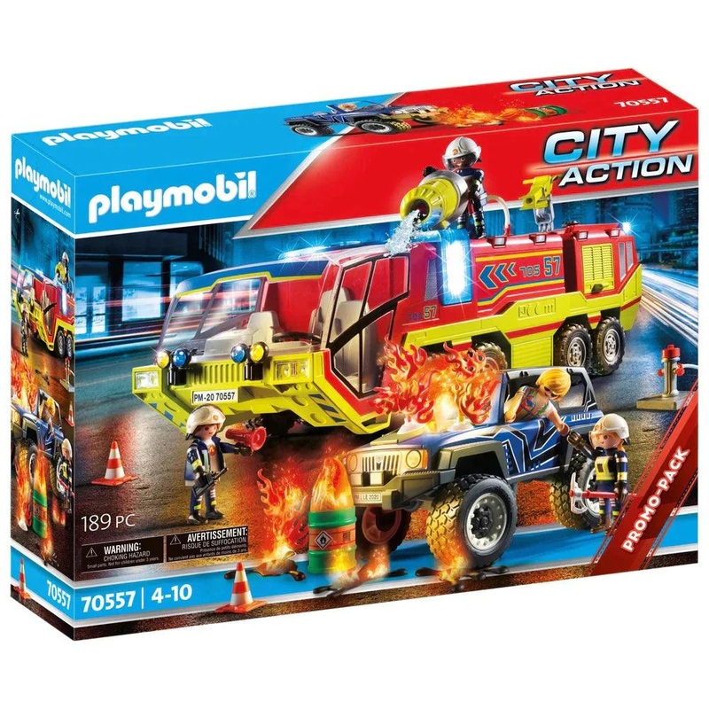 PLAYMOBIL 70557 City Action Fire Engine with Truck