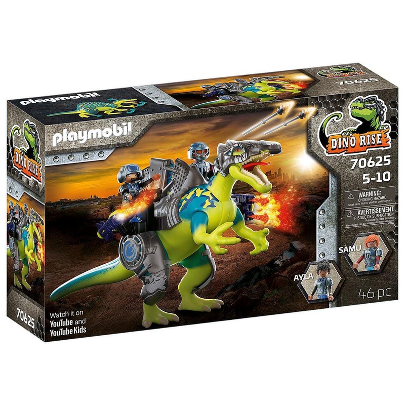 PLAYMOBIL 70625 DINO RISE – Spinosaurus: Double Defense Power