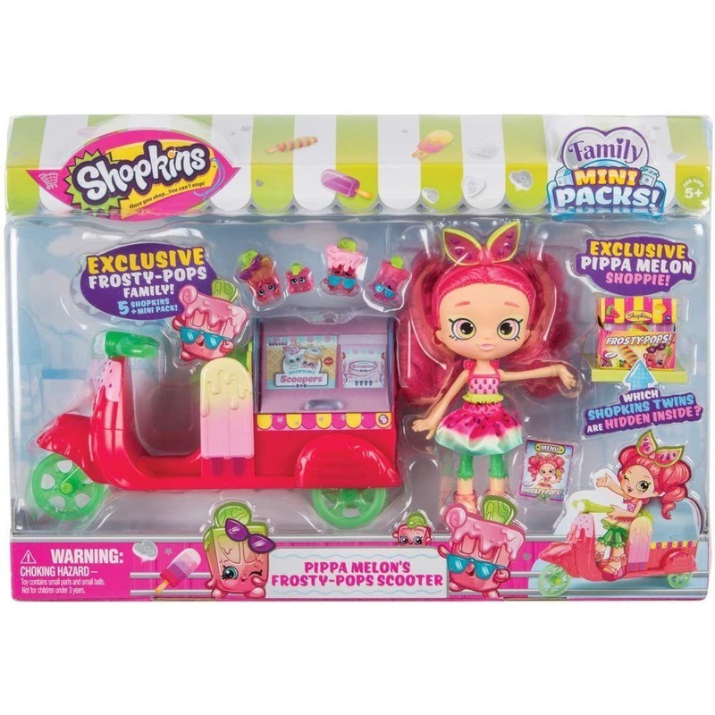 Shopkins Mini Packs Pippa Melon’s Frosty Pops Scooter