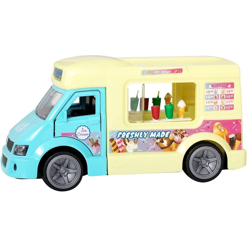 Teamsterz Die-Cast Ice Cream Van Kids Lights & Sounds Vehicle