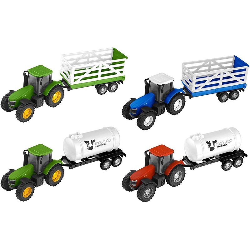 Teamsterz Farm Tractor & Trailer Playset – Assortment