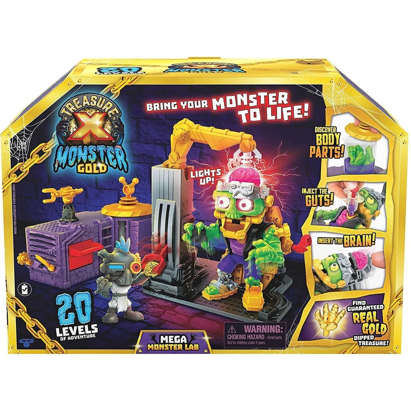 Treasure X Monster Gold Mega Monster Lab Playset