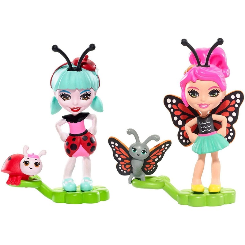 Enchantimals FXM87 Petal Park Ladelia Ladybug And Baxi Butterfly