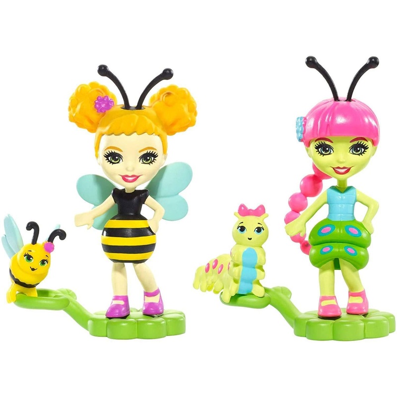 Enchantimals FXM88 Petal Park Cay Caterpillar and Beetrice Bee