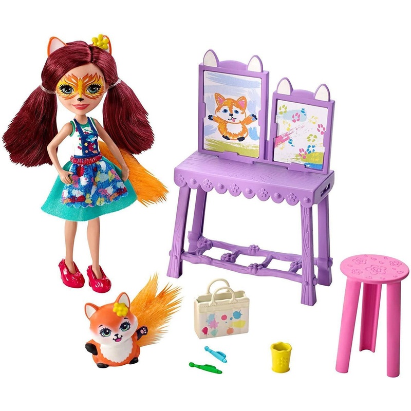 Enchantimals GBX03 Art Studio Playset with Felicity Fox Doll