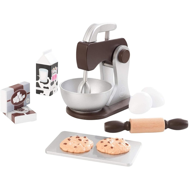 KidKraft Espresso Wooden Toy Baking Set