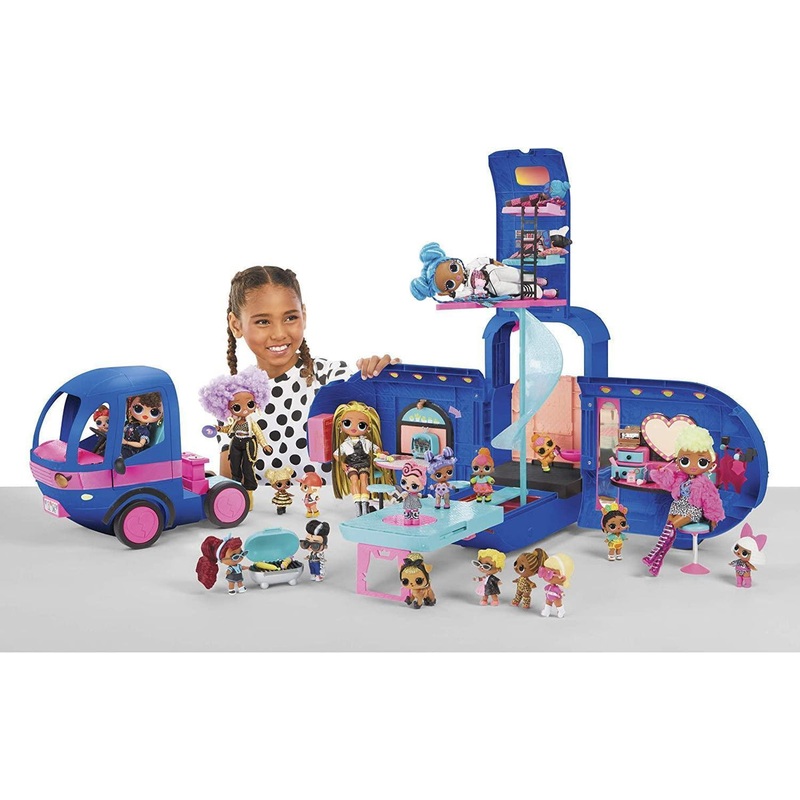 L.O.L. Surprise! OMG 4-in-1 Glamper Fashion Camper – With 55+ Surprise