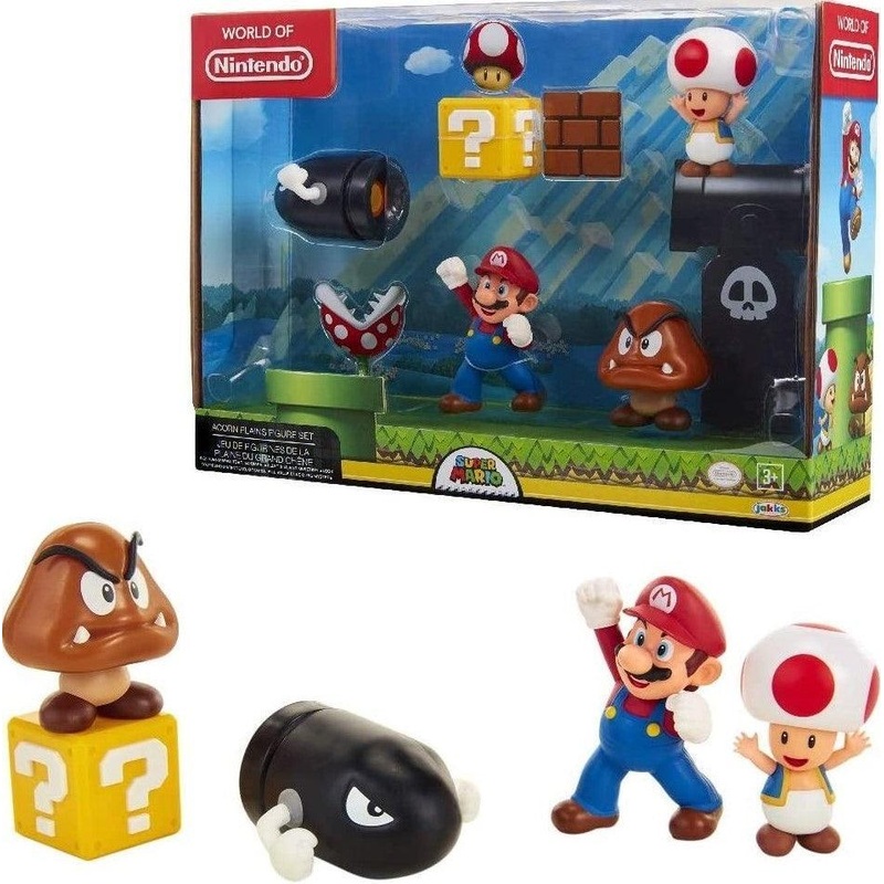 Nintendo Super Mario Acorn Plains Figure Set