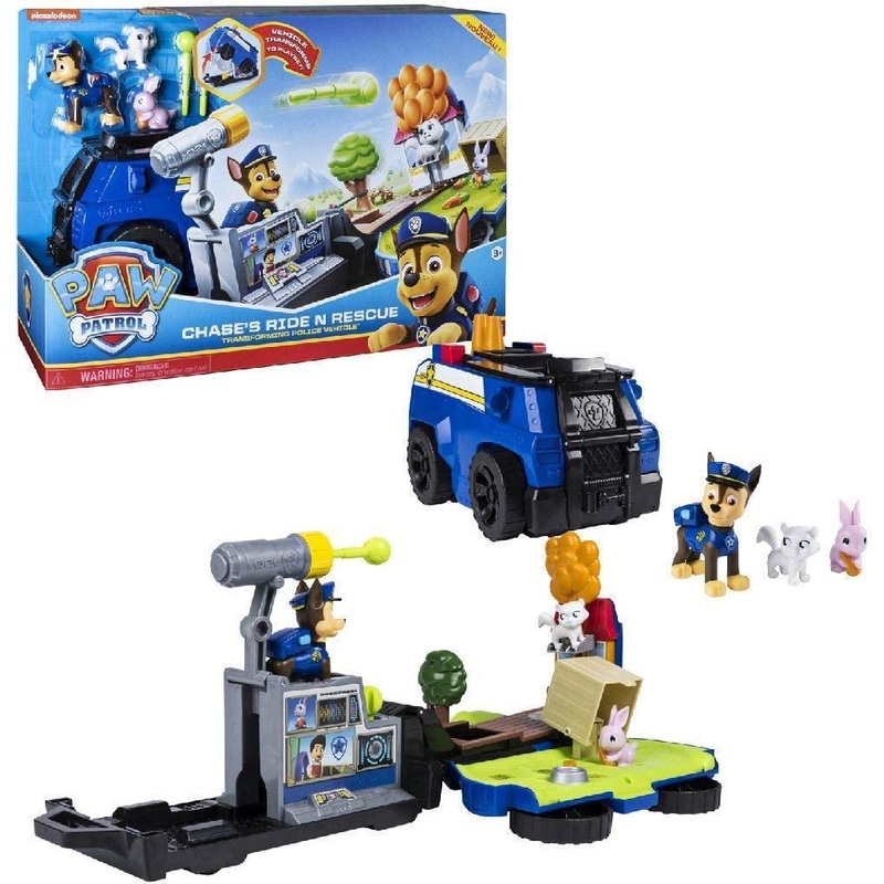 PAW Patrol 6053389 Chases Ride n Rescue. Transforming 2-in-1 Playse