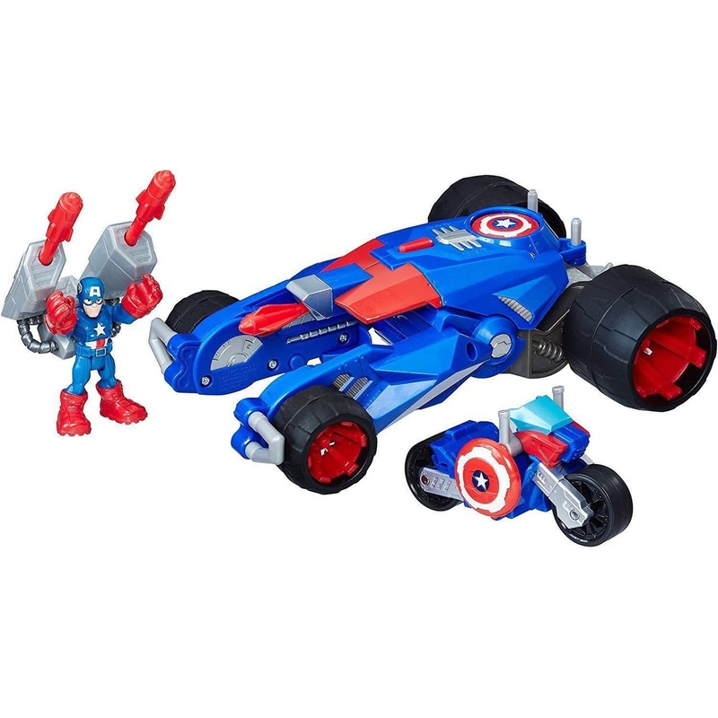 Playskool E0156 Sha Captain America Tank Marvel Figures and Playset