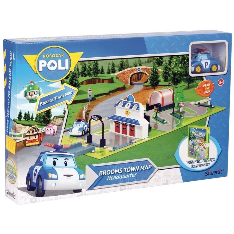 Robocar Poli Broom Town Map