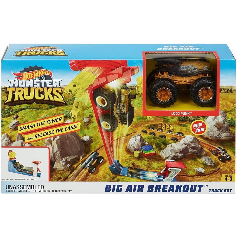 Unleash Thrills with Hot Wheels Monster Trucks Big Air Breakout
