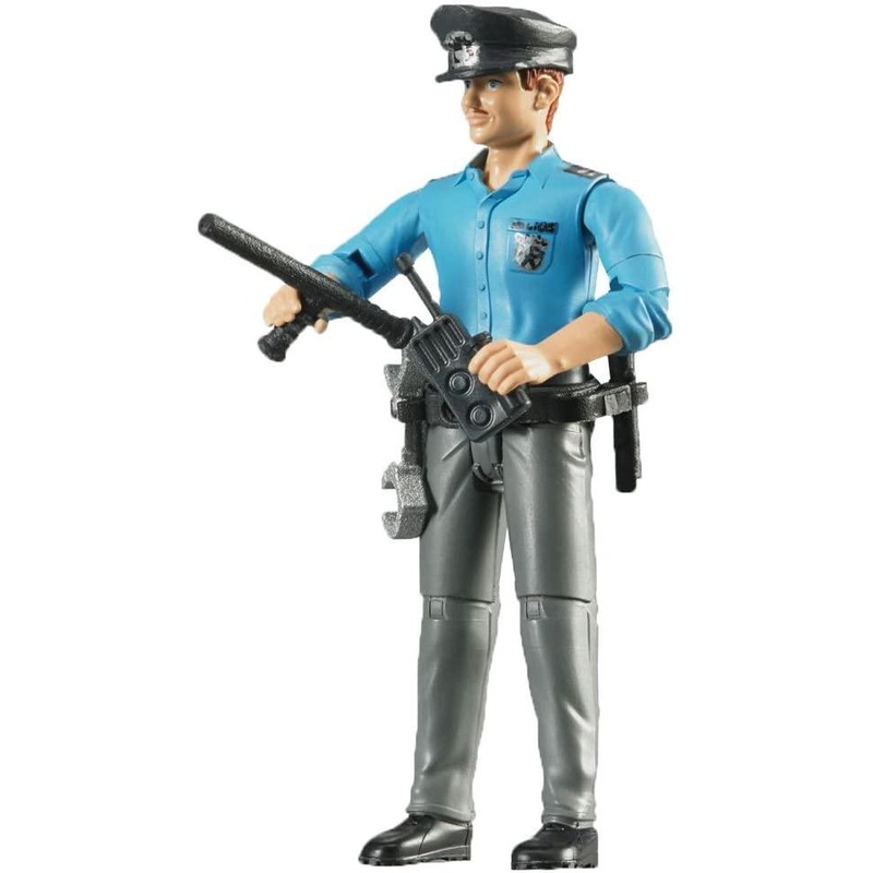 BRUDER 060050 Bworld Policeman Light Skin With Accessories