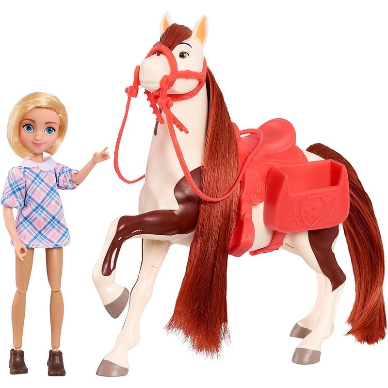 DreamWorks Spirit Small Doll and Classic Horse – Abigail & Boomerang