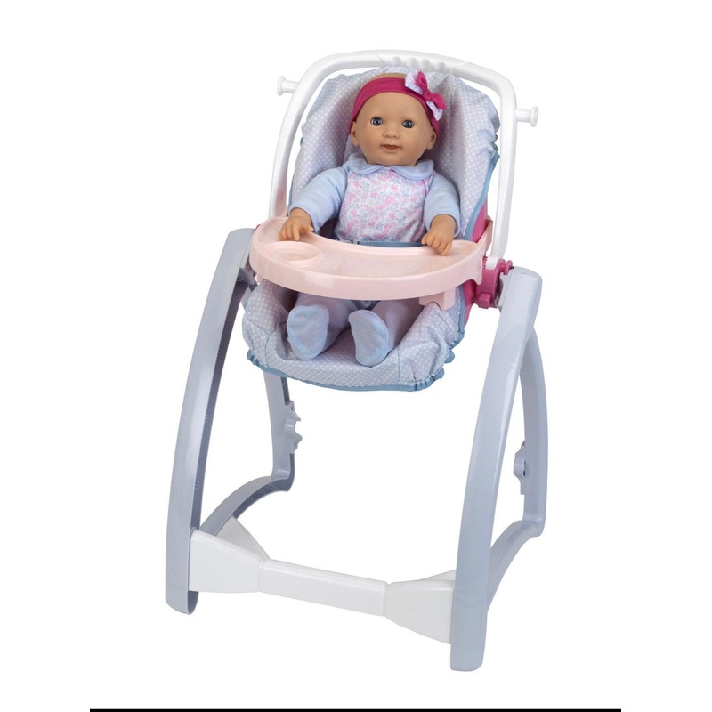 Klein 1682 Princess Coralie Doll High Chair 4 in 1
